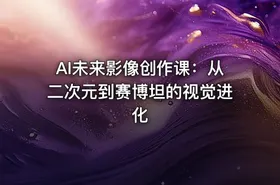 AI未来影像创作课：从二次元到赛博坦的视觉进化