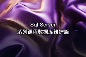 Sql Server 系列课程数据库维护篇