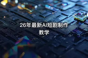 26年最新AI短剧制作教学