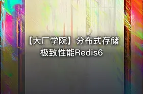 【大厂学院】分布式存储极致性能Redis6 - getfromcode