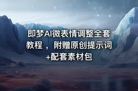 即梦AI微表情调整全套教程 ，附赠原创提示词+配套素材包 - getfromcode