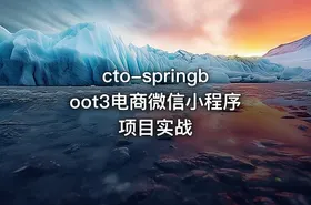 cto-springboot3电商微信小程序项目实战