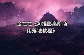 金在在《AI摄影高阶商用落地教程》 - getfromcode