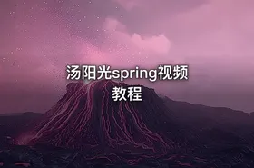 汤阳光spring视频教程
