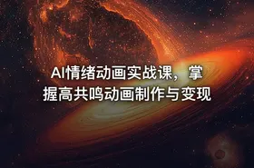 AI情绪动画实战课，掌握高共鸣动画制作与变现