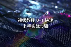 视频教程 0-1 快速上手实战步骤