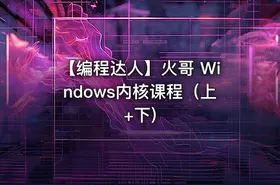 【编程达人】火哥 Windows内核课程（上+下)