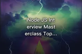 Node JS Interview Masterclass Top 200 Questions PDF2025