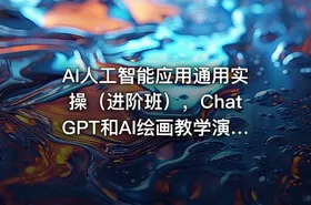 AI人工智能应用通用实操（进阶班），ChatGPT和AI绘画教学演练，AIGC为行业赋能变现