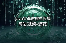 java实战做爬虫采集网站[视频+源码]