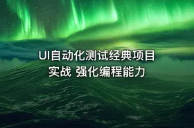 UI自动化测试经典项目实战 强化编程能力
