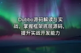 Dubbo源码解读与实战，掌握框架底层源码，提升实战开发能力