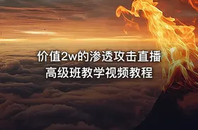 价值2w的渗透攻击直播高级班教学视频教程 - getfromcode