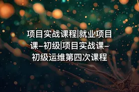 项目实战课程|就业项目课-初级|项目实战课-初级运维第四次课程