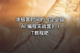求极客时间的《企业级 AI 编程实战营》 IT教程吧