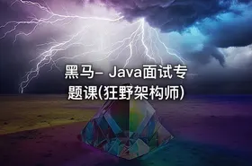 黑马- Java面试专题课(狂野架构师)
