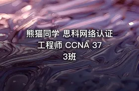 熊猫同学 思科网络认证工程师 CCNA 373班