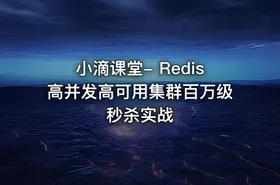 小滴课堂- Redis高并发高可用集群百万级秒杀实战 - getfromcode