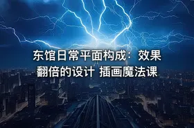 东馆日常平面构成：效果翻倍的设计 插画魔法课