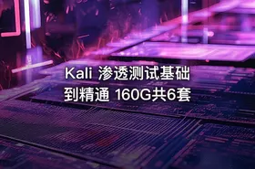 Kali 渗透测试基础到精通 160G共6套