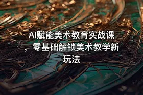 AI赋能美术教育实战课，零基础解锁美术教学新玩法 - getfromcode