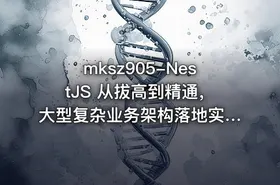 mksz905-NestJS 从拔高到精通，大型复杂业务架构落地实践（36章完结）