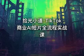 拾光小道·TikTok商业AI短片全流程实战课