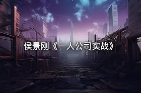 侯景刚《一人公司实战》