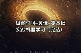 极客时间-黄佳-零基础实战机器学习（完结）