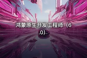 鸿蒙原生开发工程师（6.0） - getfromcode