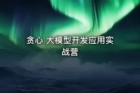 贪心 大模型开发应用实战营