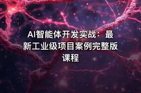 AI智能体开发实战：最新工业级项目案例完整版课程