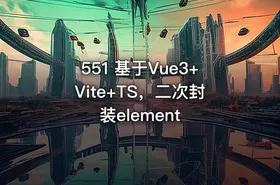 551 基于Vue3+Vite+TS，二次封装element