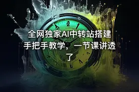 全网独家AI中转站搭建手把手教学，一节课讲透了 - getfromcode