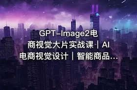 GPT-Image2电商视觉大片实战课｜AI电商视觉设计｜智能商品图生成
