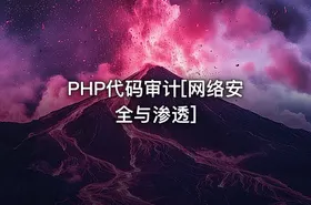 PHP代码审计[网络安全与渗透]