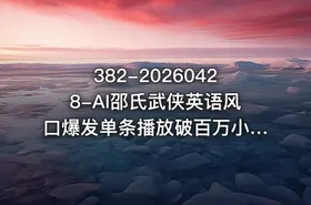 382-20260428-AI邵氏武侠英语风口爆发单条播放破百万小白也能复刻更多资源 - getfromcode