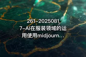 261-20250817-AI在服装领域的运用使用midjourney做服装辅助企业降低成本更多资源 - getfromcode