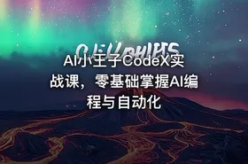 AI小王子CodeX实战课，零基础掌握AI编程与自动化
