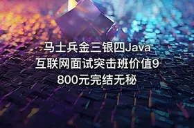 马士兵金三银四Java互联网面试突击班价值9800元完结无秘