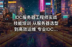 IDC服务器工程师实战技能培训 从服务器选型到高效运维 专业IDC服务器管理课程