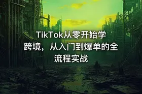 TikTok从零开始学跨境，从入门到爆单的全流程实战