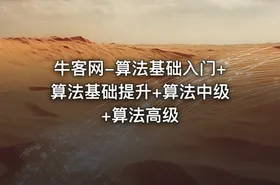 牛客网-算法基础入门+算法基础提升+算法中级+算法高级 - getfromcode