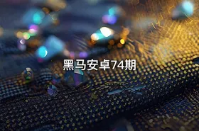 黑马安卓74期