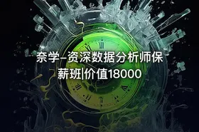 奈学-资深数据分析师保薪班|价值18000
