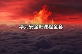 华为安全IE课程全套