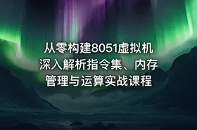 从零构建8051虚拟机 深入解析指令集、内存管理与运算实战课程 - getfromcode