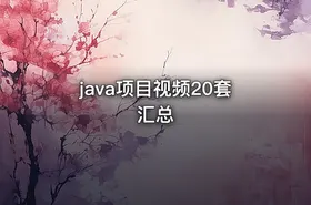 java项目视频20套汇总