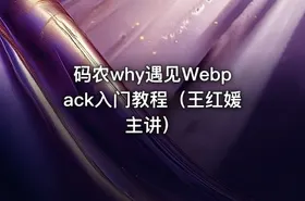码农why遇见Webpack入门教程（王红媛主讲）