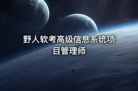 野人软考高级信息系统项目管理师
